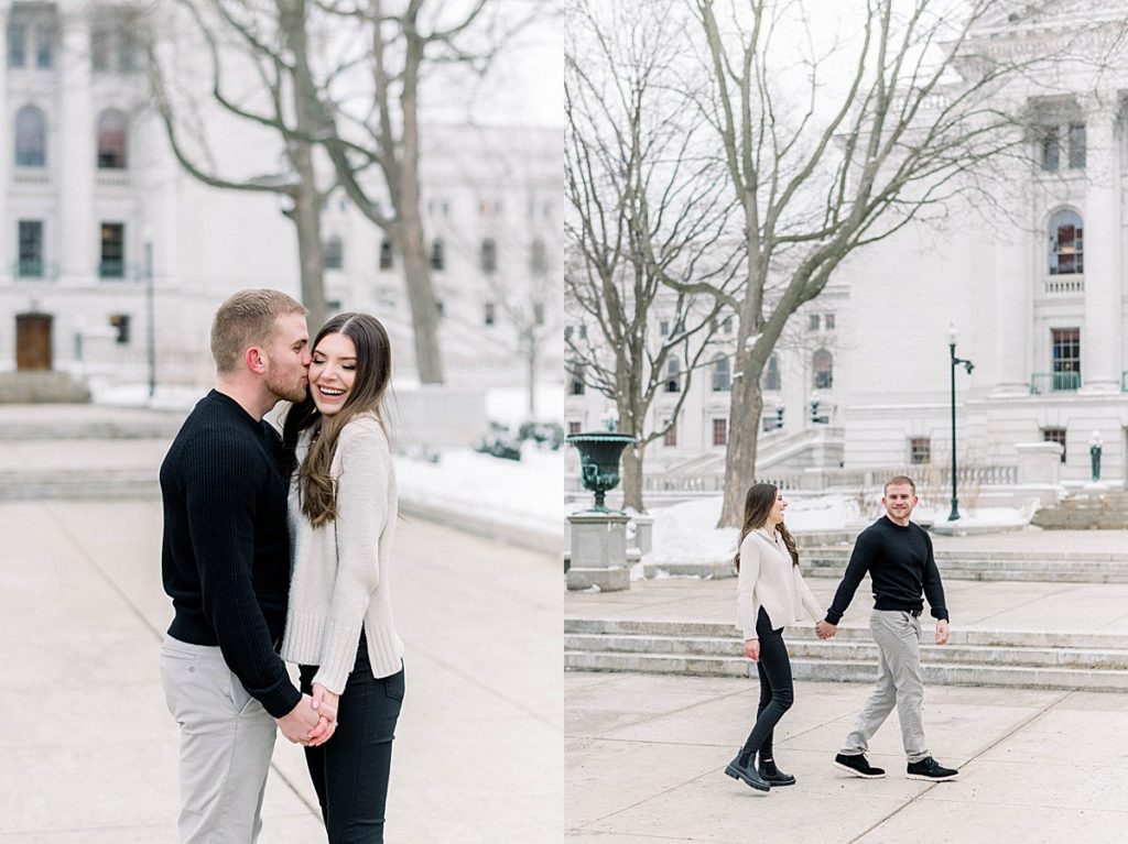 Madison WI engagement pictures