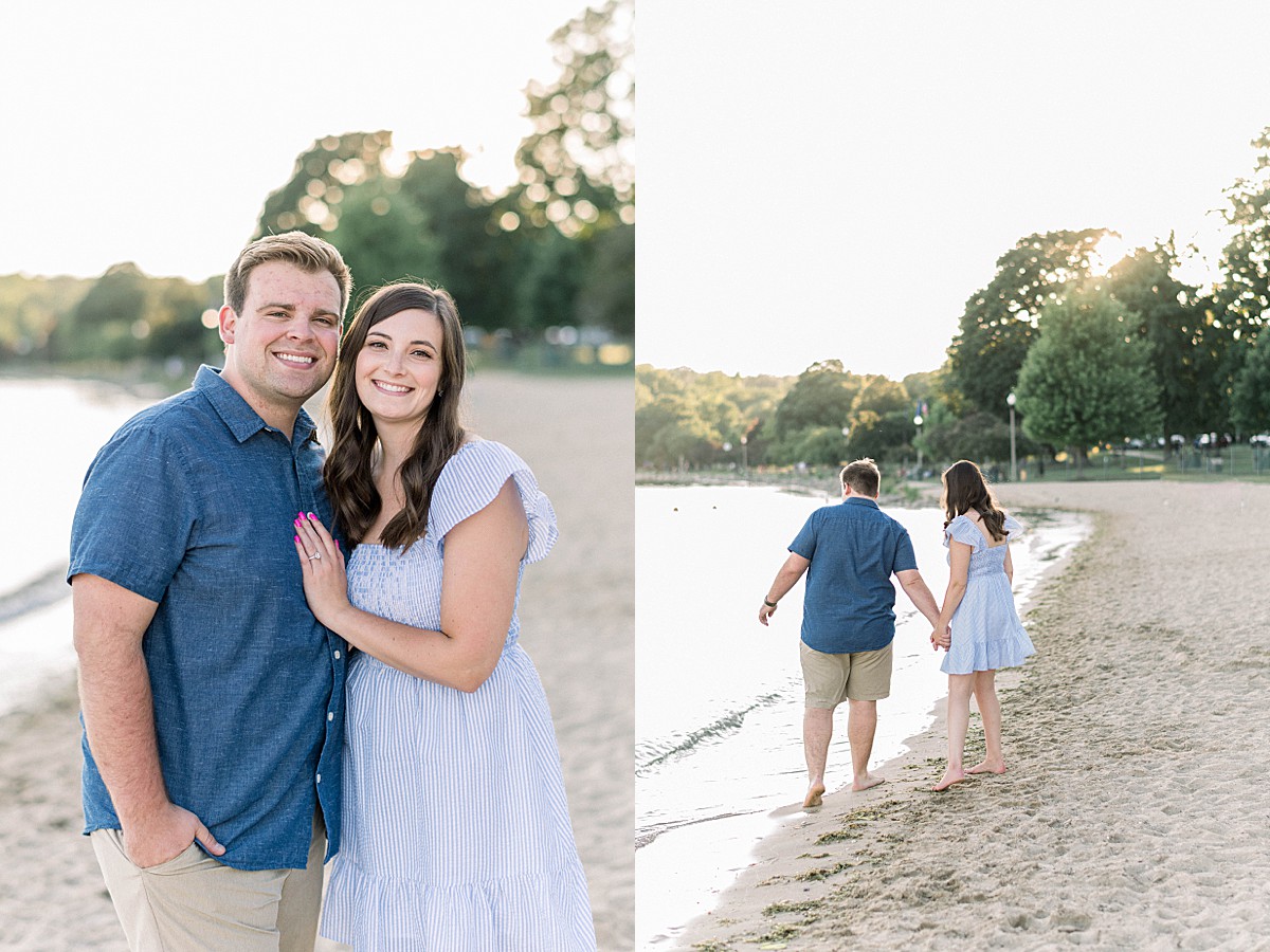 Engagement photos on the beach